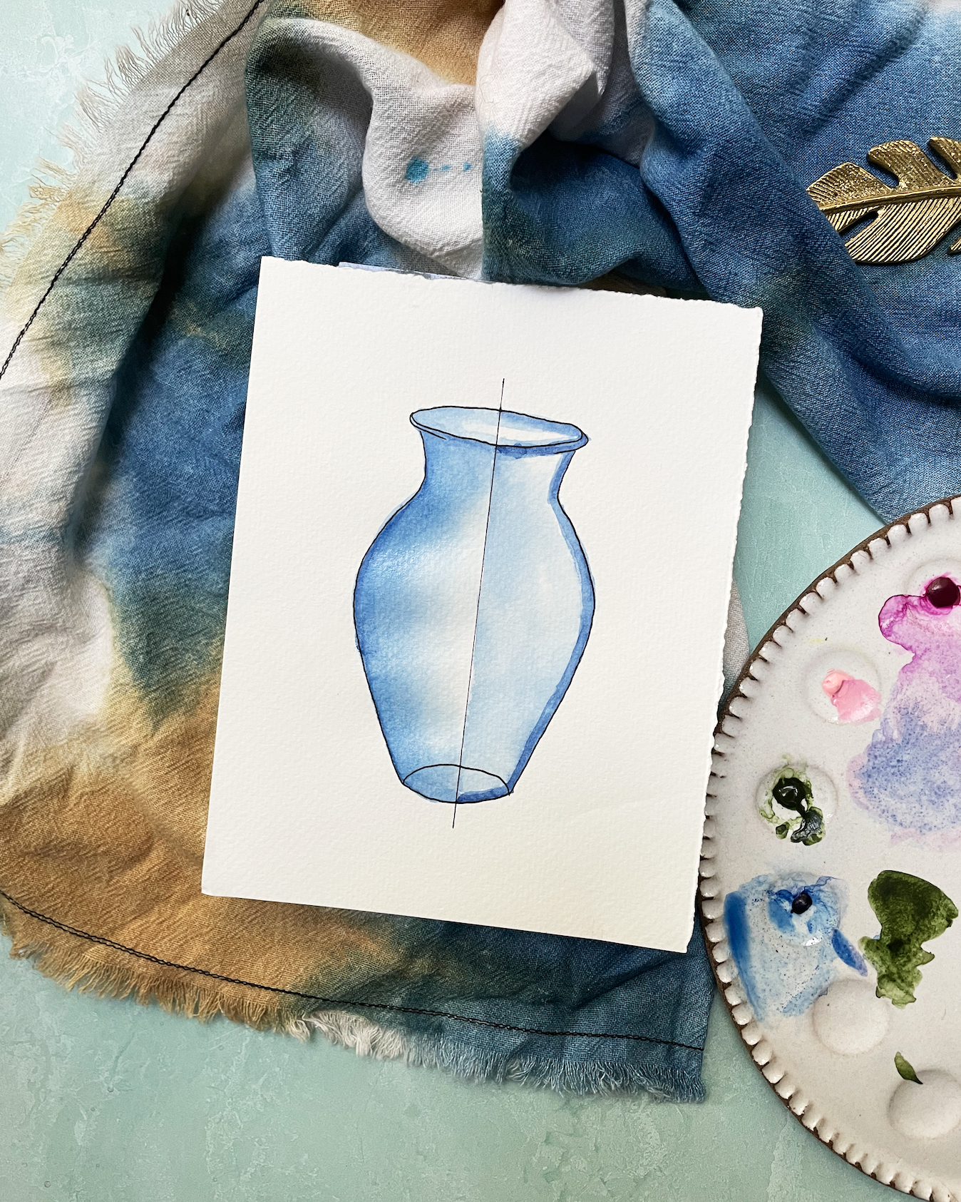 Blurring Watercolor LInes!