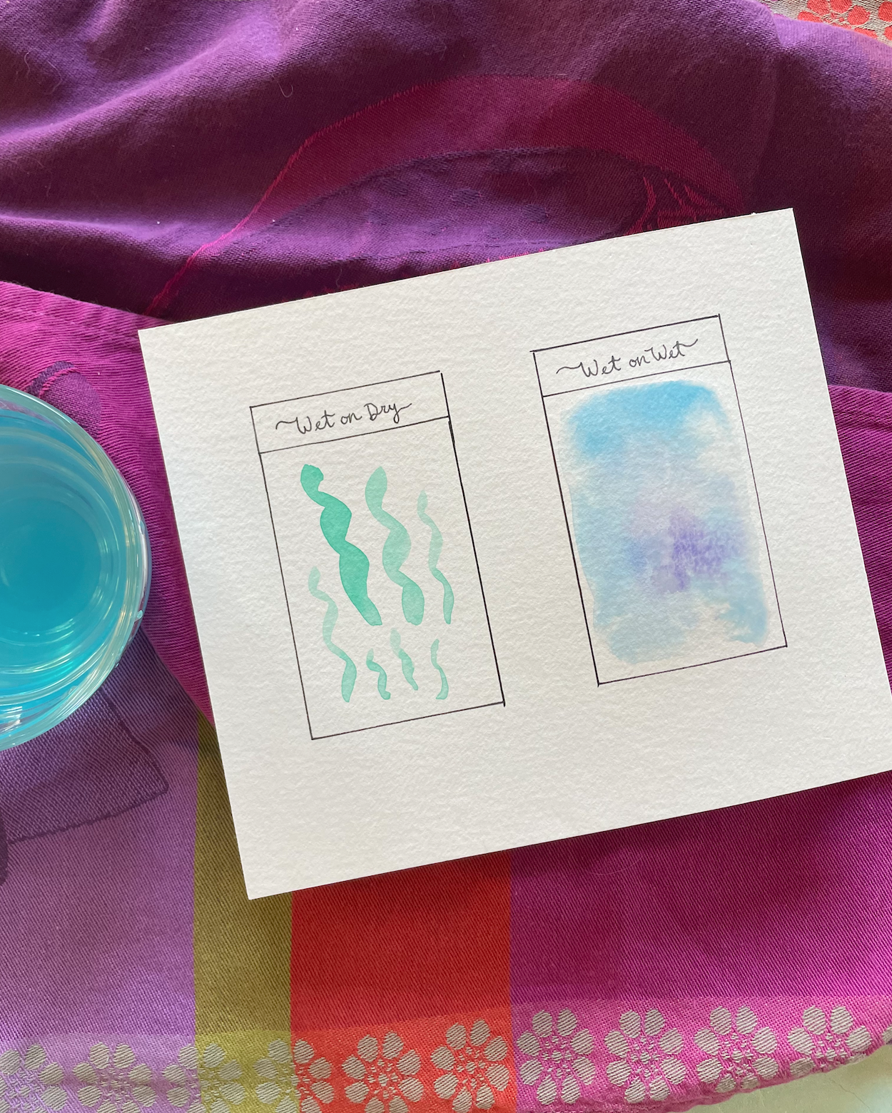 The Two Most Basic Watercolor Techniques