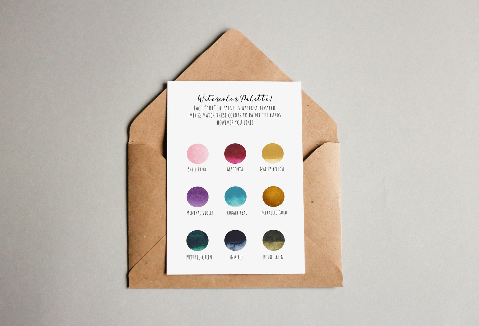 Paint Your Own Birthday Cards- Set of 3 Cards