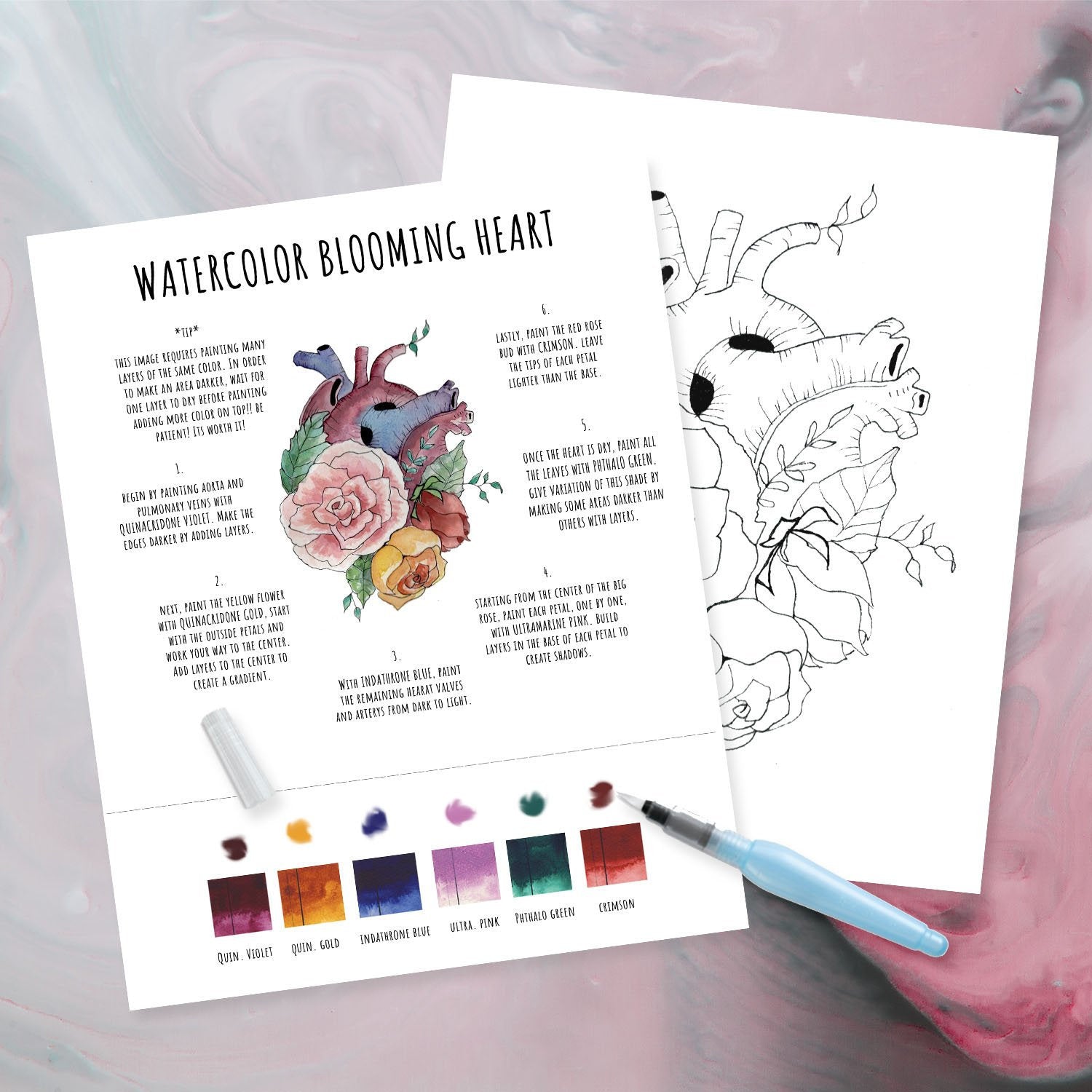 Blooming Anatomical Heart