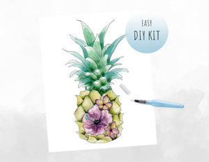 Floral Pineapple