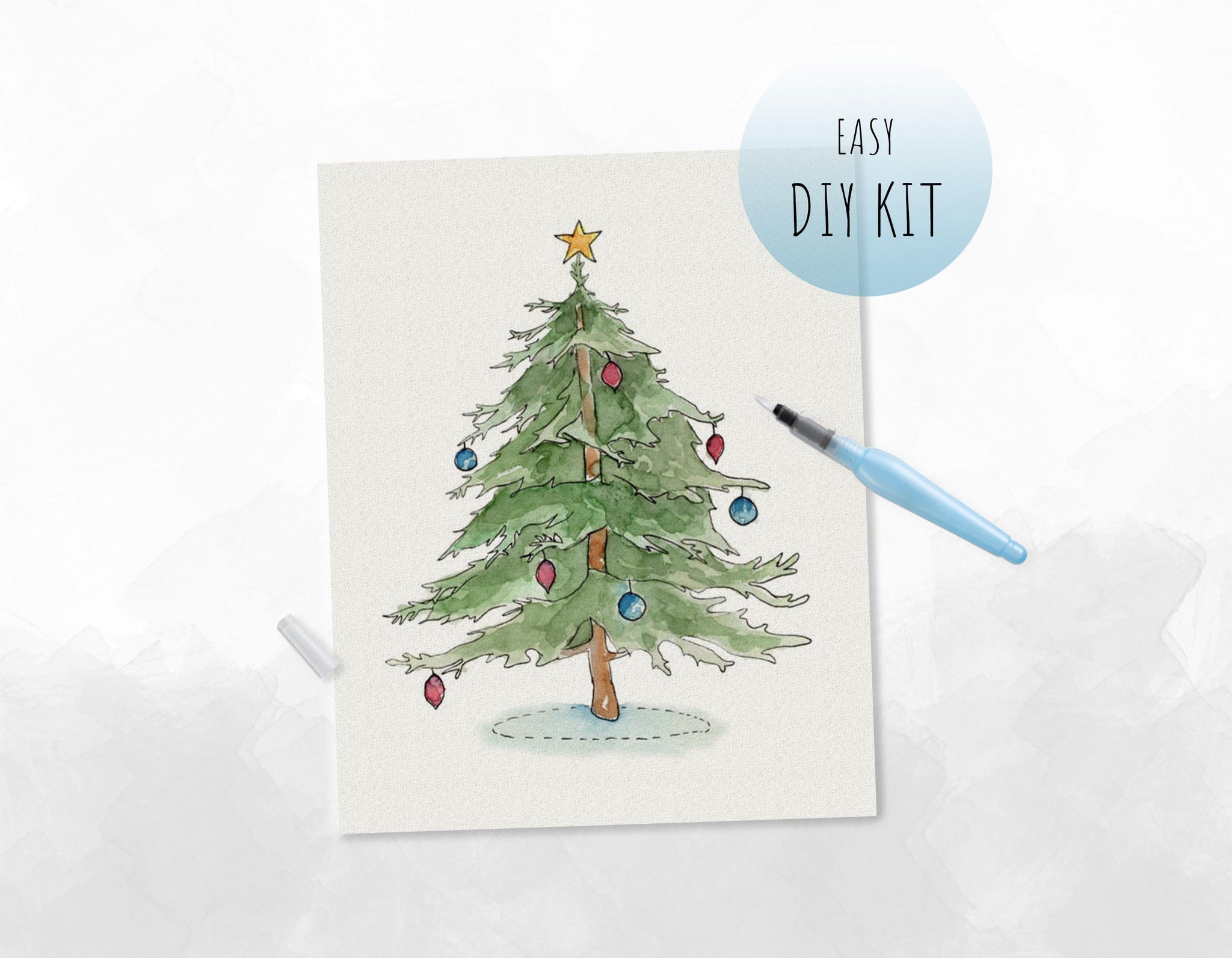 Christmas Ornament Kit, Painting Kit for Kids, Painting Kit for Adults,  Wooden Painting Craft, Craft Kit, Diy Christmas Ornament, Woodland 