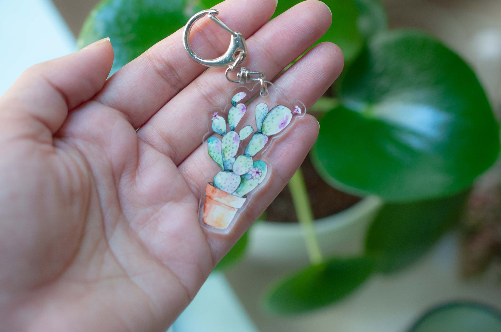 Cactus Keychain