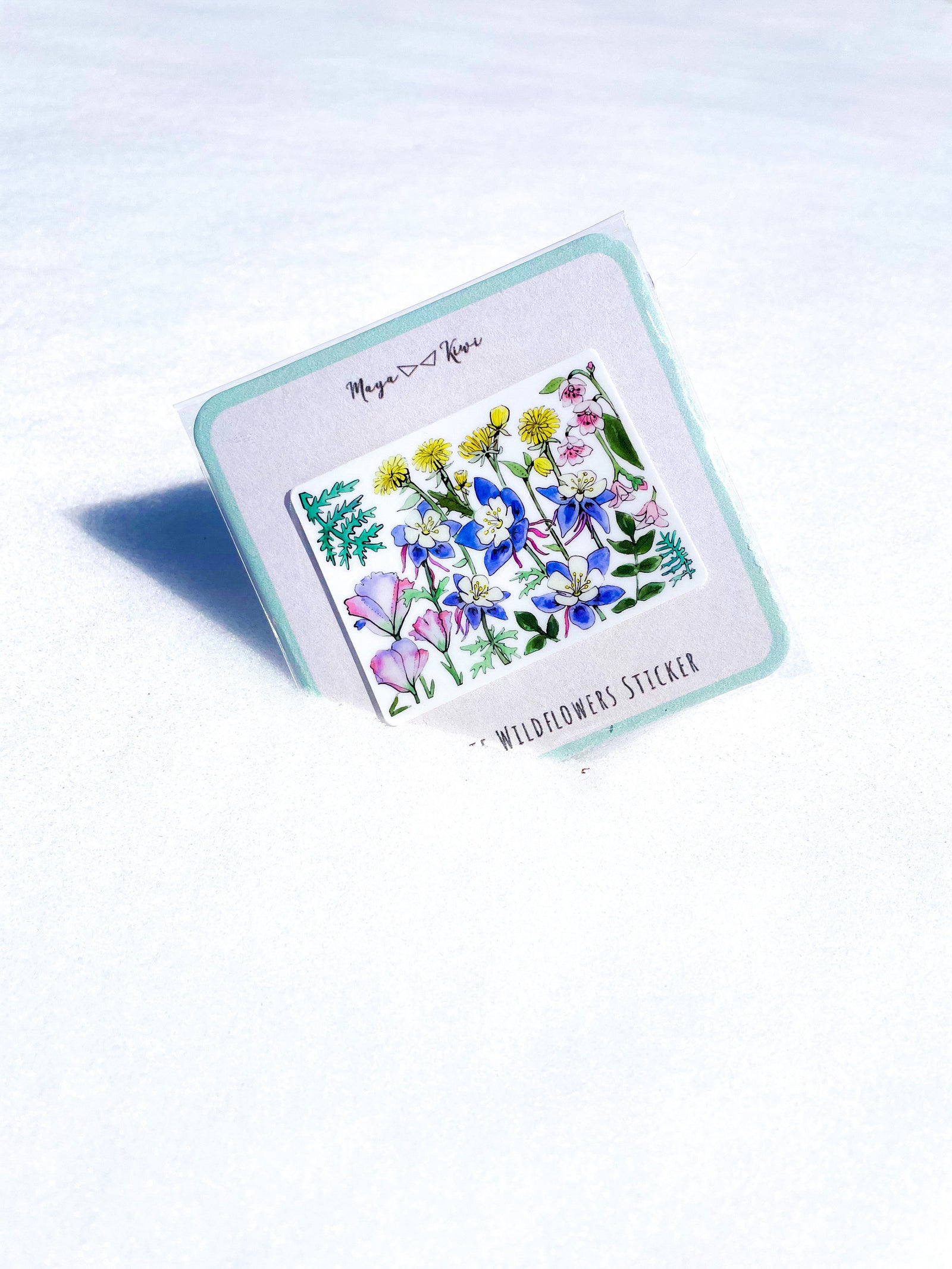 Colorado Sticker | Watercolor Wildflowers
