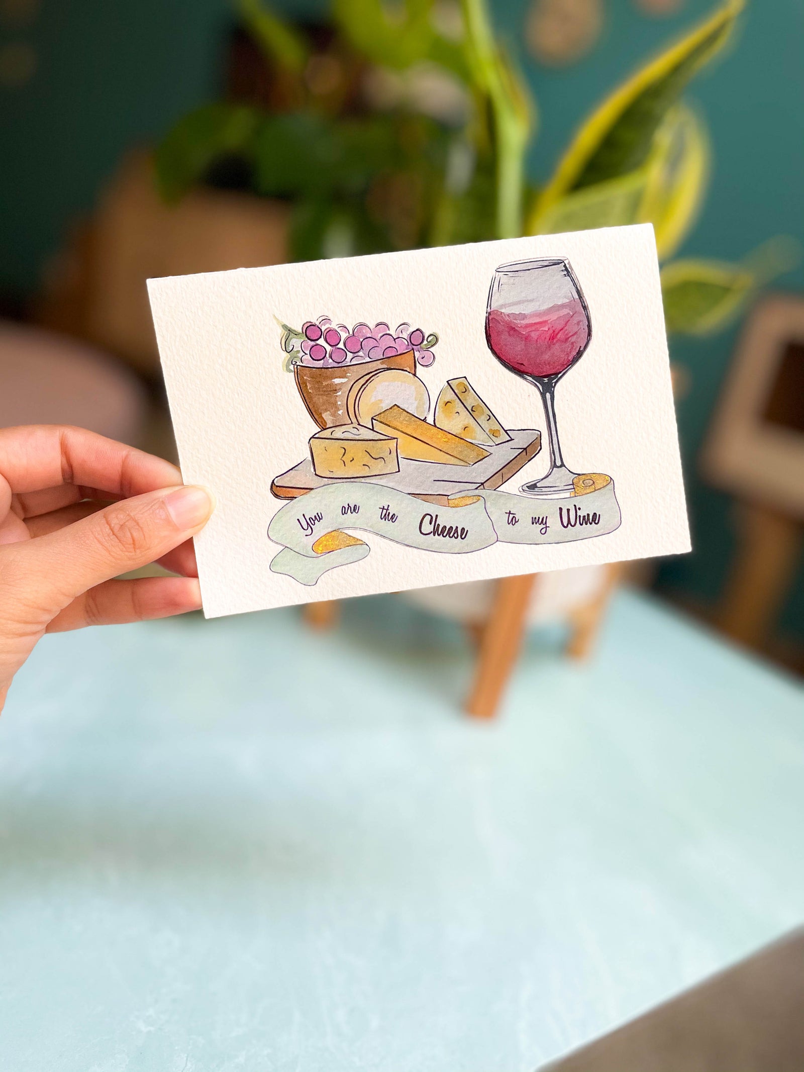 Paint Your Own Valentines Cards- Set of 3 Cards